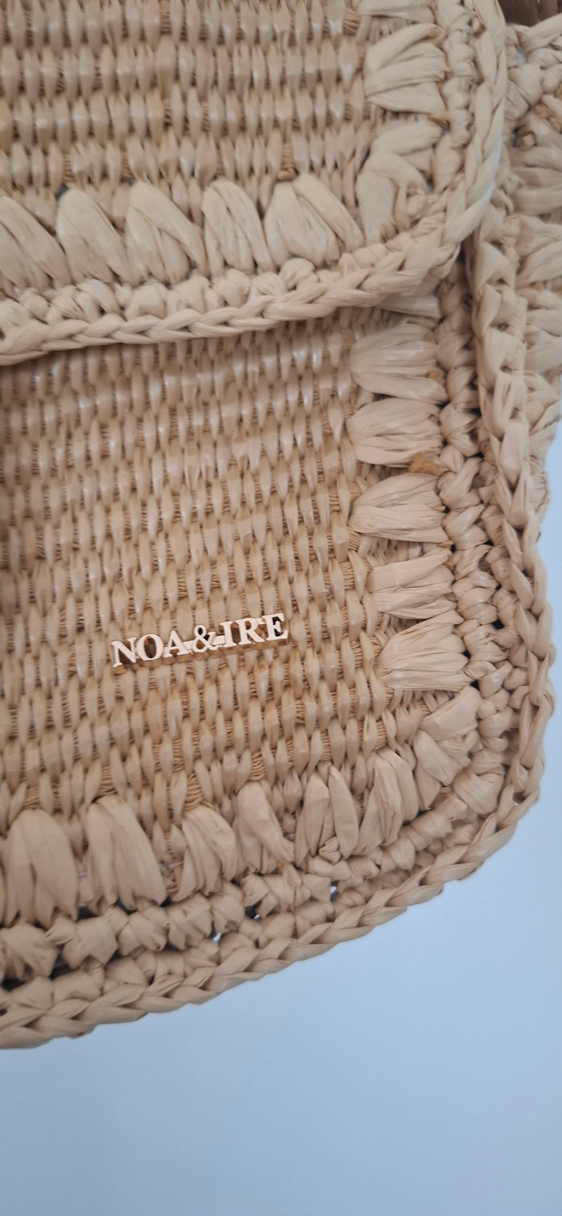 🤎 Sac à main bandoulière effet paille / jute – bohème chic – neuf – photo 12